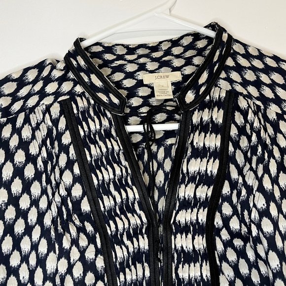 J.Crew Print Tunic Top Size 2 - Picture 3 of 7